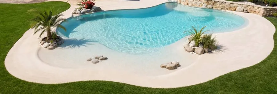 Presupuesto de construcción de piscinas de arena en Torre en Conill