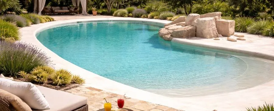 Presupuesto de piscinas de arena para jardín en Valencia