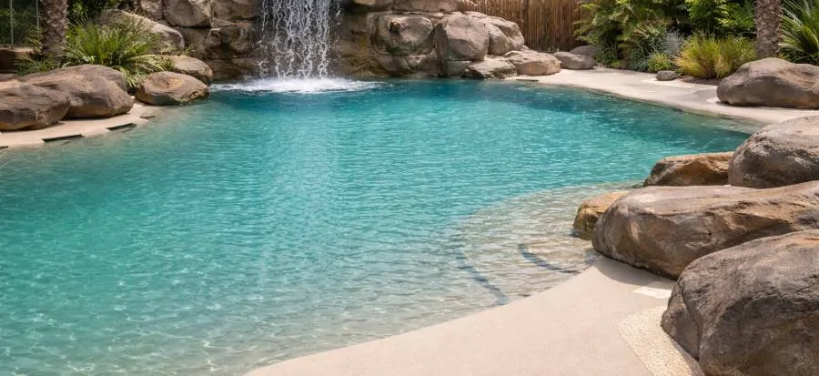 Servicio de piscinas de arena para jardín en Valencia